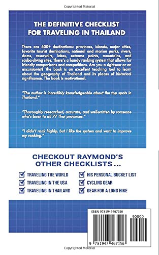 Raymond's Checklist for Traveling in Thailand